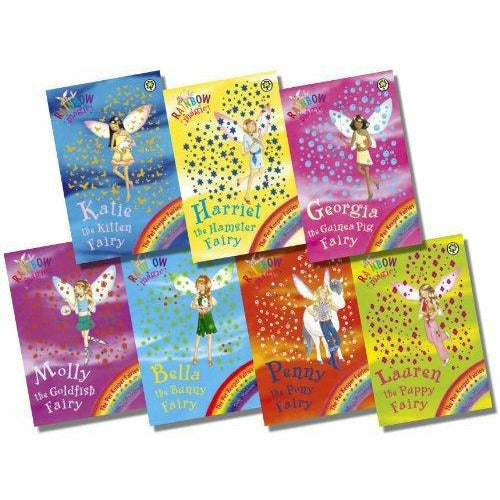 Rainbow Magic Series 5 Pet Keeper Fairies Collection 7 Books Pack Set (Books 29 To 35) - The Book Bundle
