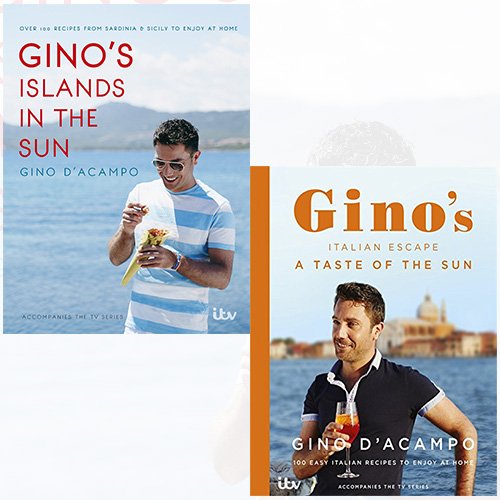 Gino's Islands in the Sun and A Taste of the Sun Gino D'Acampo 2 Books Bundle Collection - The Book Bundle