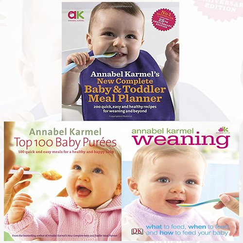 New Complete& Toddler,Top 100 Baby  3 Books Bundle Annabel Karmel Collection - The Book Bundle
