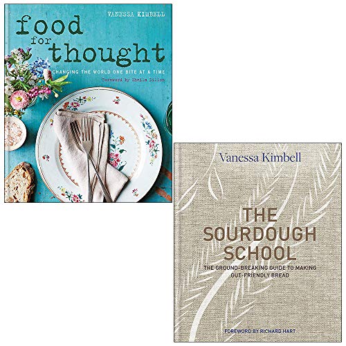 Vanessa Kimbell Collection 2 Books Set (The Sourdough School, Food for Thought) - The Book Bundle