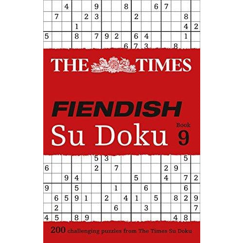 The Times Fiendish Su Doku Book (7-9) Series 2 :3 Books Collection Set - The Book Bundle