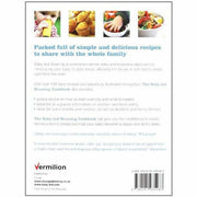 Hardcover of The Baby-led Weaning Cookbook by Gill Rapley & Tracey Murkett, featuring colorful food images on the cover.