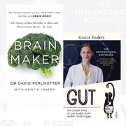 Gut and Brain Maker Collection 2 Books Bundle (Gut, Brain Maker: The Power of Gut Microbes to Heal and Protect Your Brain - for Life) - The Book Bundle