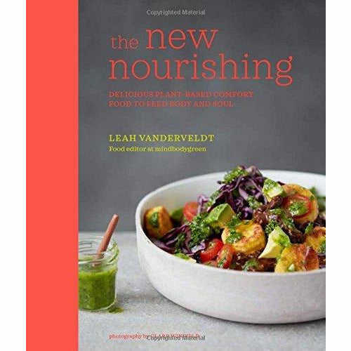 Set of two hardcover cookbooks by Nina Olsson from Kyle Books, featuring bowls of healthy, nourishing recipes on the covers.