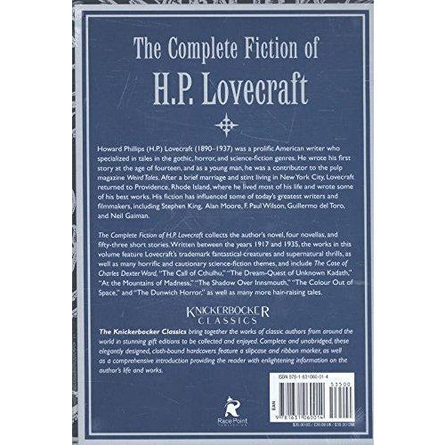 The Complete Fiction of H.P. Lovecraft (Knickerbocker Classics) - The Book Bundle