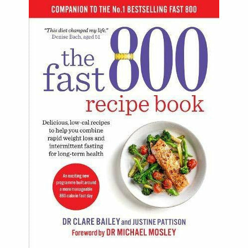 Fast 800 Recipe Book, 8 week Blood Sugar Diet Recipe Book, Blood Sugar Diet For Beginners, Nom Nom Fast 800 Cookbook 4 Books Collection Set - The Book Bundle