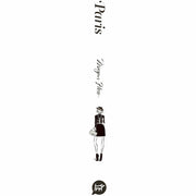 Illustrated hardcover travel guide "Paris: Through a Fashion Eye" by Megan Hess, featuring elegant Parisian fashion scenes and artwork.