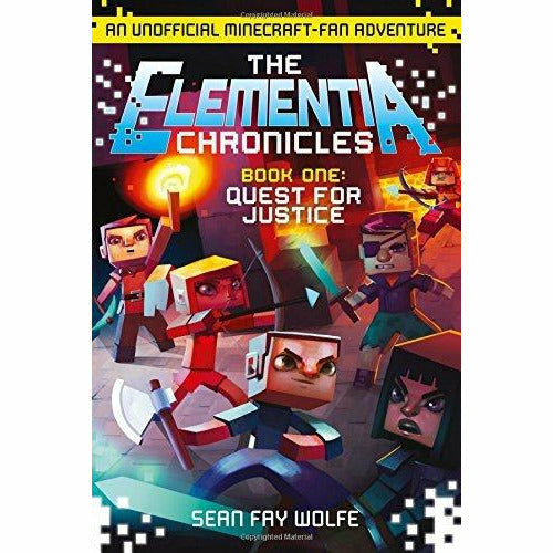 minecraft elementia chronicles collection 4 books set - The Book Bundle