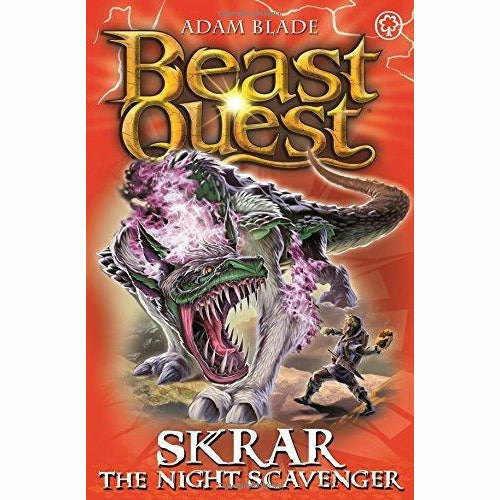 Beast Quest 4 books collection set by Adam Blade, fiction paperback series, featuring colorful covers with fantasy characters.