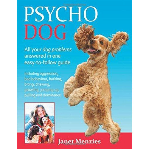101 dog tricks, from puppy to perfect, training the working spaniel [hardcover] and psycho dog 4 books collection set - The Book Bundle