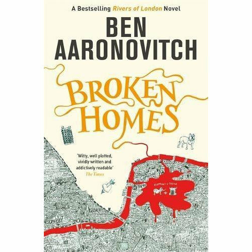 Ben Aaronovitch Rivers of London Series Collection 7 Books Set (Rivers of London, Moon Over Soho, Whispers Under Ground, Broken Homes) - The Book Bundle