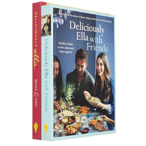 Deliciously Ella Collection By Ella Mills 2 Books Set (Quick & Easy ,Friends)NEW - The Book Bundle