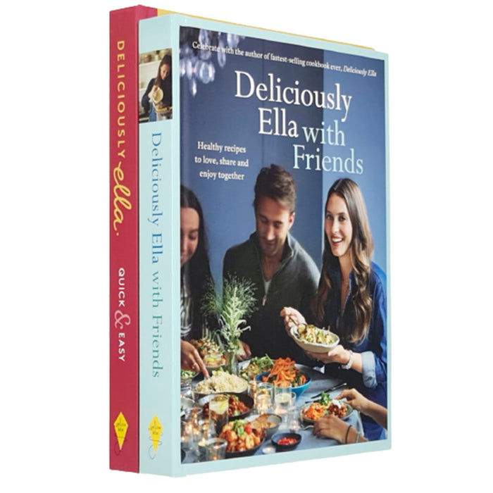 Deliciously Ella Collection By Ella Mills 2 Books Set (Quick & Easy ,Friends)NEW - The Book Bundle