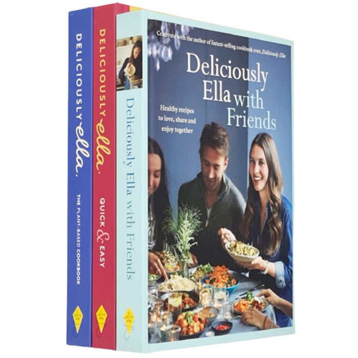 Deliciously Ella By Collection Ella Mills 3 Books Set(Plant ,Friends,Quick & Easy) - The Book Bundle