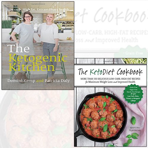 the ketodiet cookbook,the ketogenic kitchen[Hardcover] 2 books collection set - The Book Bundle