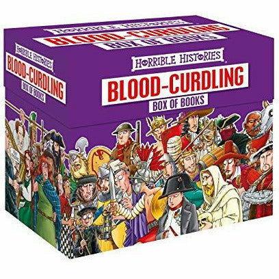 Horrible Histories Blood Curdling series Terry Deary 20 books collection box set - The Book Bundle