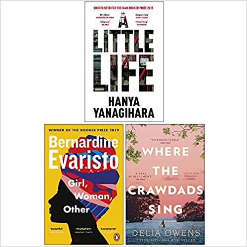 A Little Life, Girl Woman Other, Where the Crawdads Sing 3 Books Collection Set - The Book Bundle