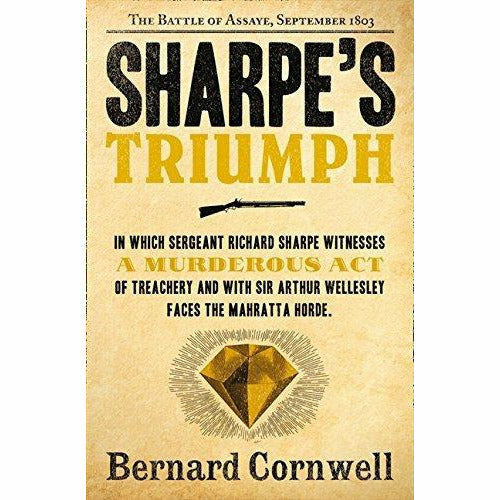 Bernard cornwell the sharpe series 1 to 5 books collection set (tiger, triumph, fortress, trafalgar, prey) - The Book Bundle