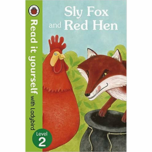 Read it Yourself with Ladybird Level 2: 6 Books Box Set (Fox, Man, Beauty, Rumplestiltskin, Chicken, Hood) - The Book Bundle