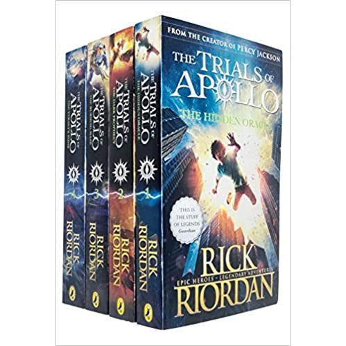 The Trials of Apollo Series 4 Books Collection Box Set by Rick Riordan - The Book Bundle