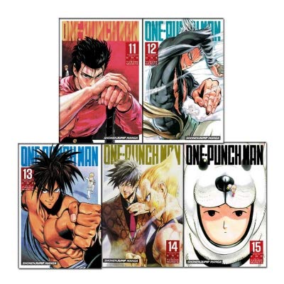 One-Punch Man Volume 11-15 Collection 5 Books Set (Series 3) - The Book Bundle