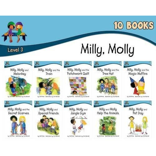 Milly Molly: Level 3 - 10 Books Collection - The Book Bundle