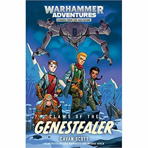 Warhammer Adventures:Warped Galaxies Series Volume 1-5 By Cavan Scott  5 Books Set (Necron,Genestealer,Tau,Orks) - The Book Bundle