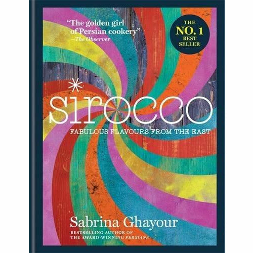 Sirocco and Persiana 2-book collection set by Sabrina Ghayour, hardcover non-fiction books with colorful cover designs.
