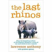 Lawrence Anthony 3-book collection set including The Elephant Whisperer, An Elephant in My Kitchen, and The Last Rhinos, displayed on a pan.