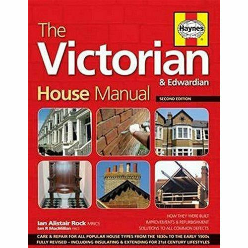 Period property manual, victorian house manual 2 books collection set by ian rock - The Book Bundle