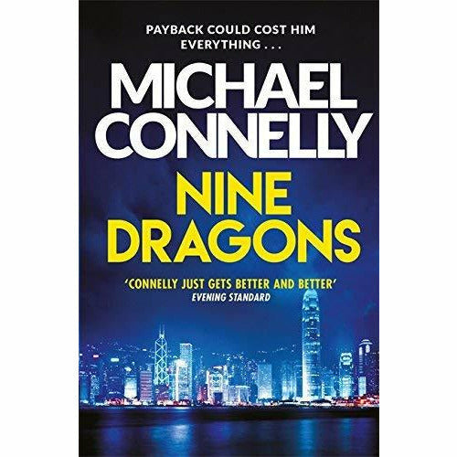 Set of Michael Connelly Harry Bosch novels in paperback, featuring book covers from the Harry Bosch Collection by Michael Connelly.