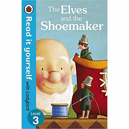 Read it Yourself with Ladybird - Level 3: 6 Books  Box Set (Jack and the Beanstalk,Rapunzel,Elves,Jungle,Aladdin,Hansel) - The Book Bundle