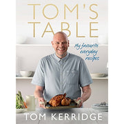 Collection of three non-fiction cookbooks by Tom Kerridge, Dr. Xand van Tulleken, and Iota Publishing, featuring recipes and wellness tips.