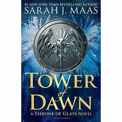 Six paperback Throne of Glass book collection by Sarah J. Maas, young adult fantasy series, featuring colorful covers.