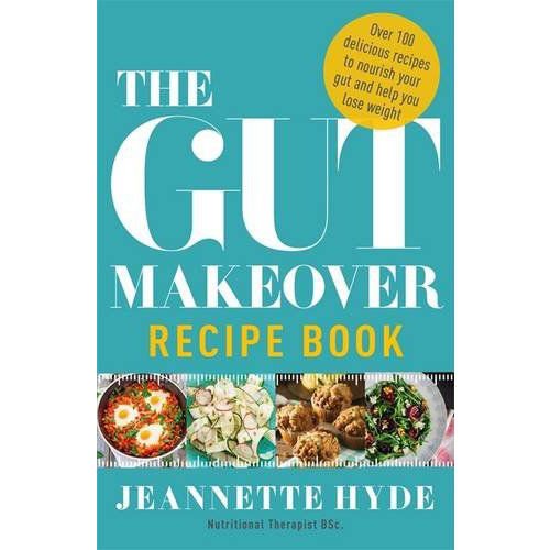 Happy Healthy Gut & Gut Makeover recipe book set by Jennifer Browne, featuring three paperback books on gut health and digestion.