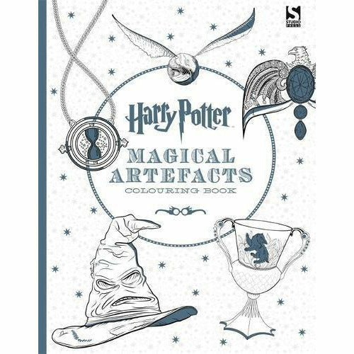 Harry Potter Colouring Book 1-4 Books Collection Set (Magical Creatures, Magical Places and Characters, Magical Artefacts) - The Book Bundle