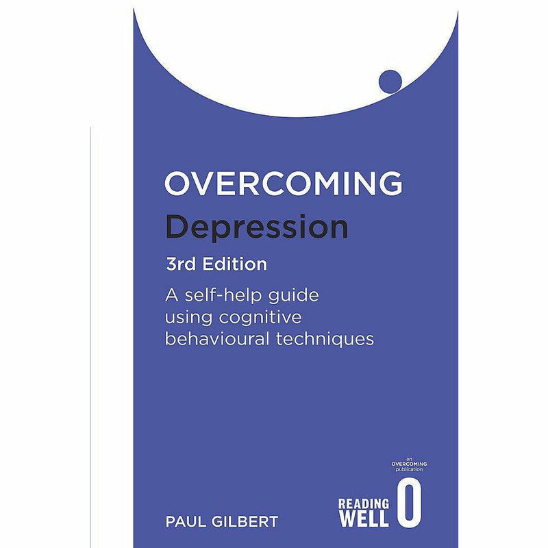 Set of four paperback books by Mark Freeston on overcoming depression, social anxiety, shyness, and general anxiety.