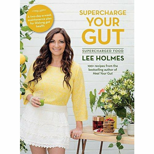 Lee holmes supercharged food 2 books collection set-(supercharge your gut,heal your gut) - The Book Bundle