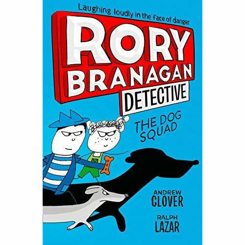 Set of four Rory Branagan Detective Series paperback books by Andrew Clover, fiction collection for young readers.