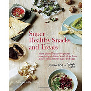 Hardcover book set of Super Healthy Snacks and Honestly Healthy In A Hurry by Natasha Corrett, featuring healthy recipes and tips.
