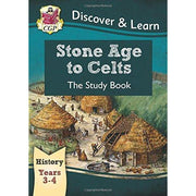 Cgp ks2 history collection 2 books set (Stone Age to Celts Study Book, Romans in Britain Study Book) - The Book Bundle