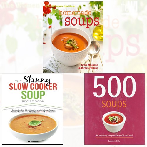 Women's Institute: Homemade Soups and 500 Soups 3 Books Bundle Collection - The Book Bundle