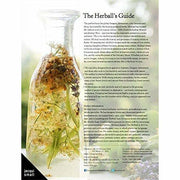 Hardcover copy of The Herball's Guide to Botanical Drinks by Michael Isted, featuring botanical illustrations on the cover.
