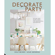 Two hardcover books from the Decorate for a Party & Botanical Style collection by Holly Becker, Leslie Shewring, and Selina Lake.