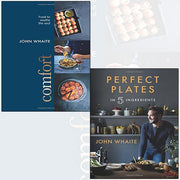 John Whaite 2 Books Collection Set - Perfect Plates in 5 Ingredients,Comfort: Food to soothe the soul - The Book Bundle