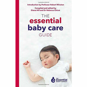 Paperback of The Essential Baby Care Guide by Rebecca Chicot, showing the book cover with title and author text.