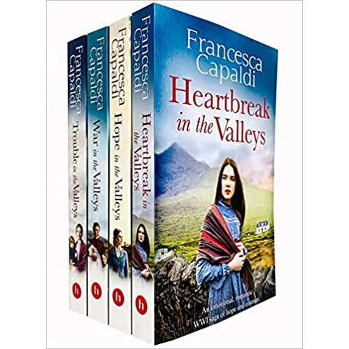 Francesca Capaldi 4 Books Collection Set (War in the Valleys, Heartbreak in Valleys) - The Book Bundle