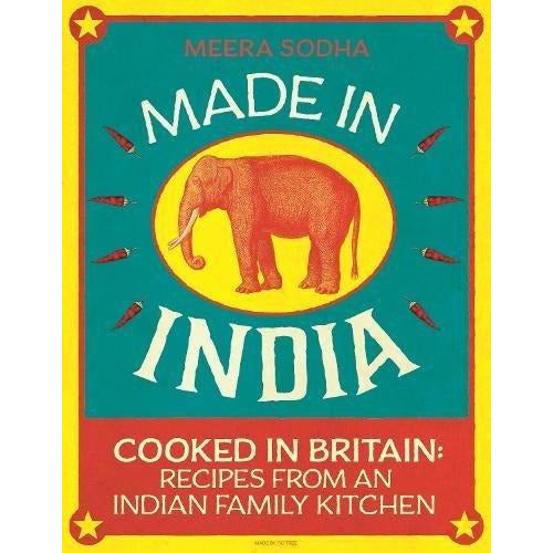 Fig Tree hardcover book set by Meera Sodha, featuring "Made in India & East" and "Fresh India" cookbooks, showing colorful cover designs.