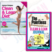 James Duigan Clean & Lean Diet Journal Collection 2 Books Bundle Set - The Book Bundle
