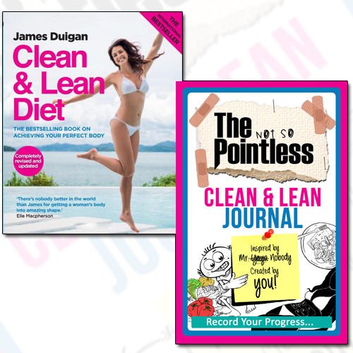 James Duigan Clean & Lean Diet Journal Collection 2 Books Bundle Set - The Book Bundle